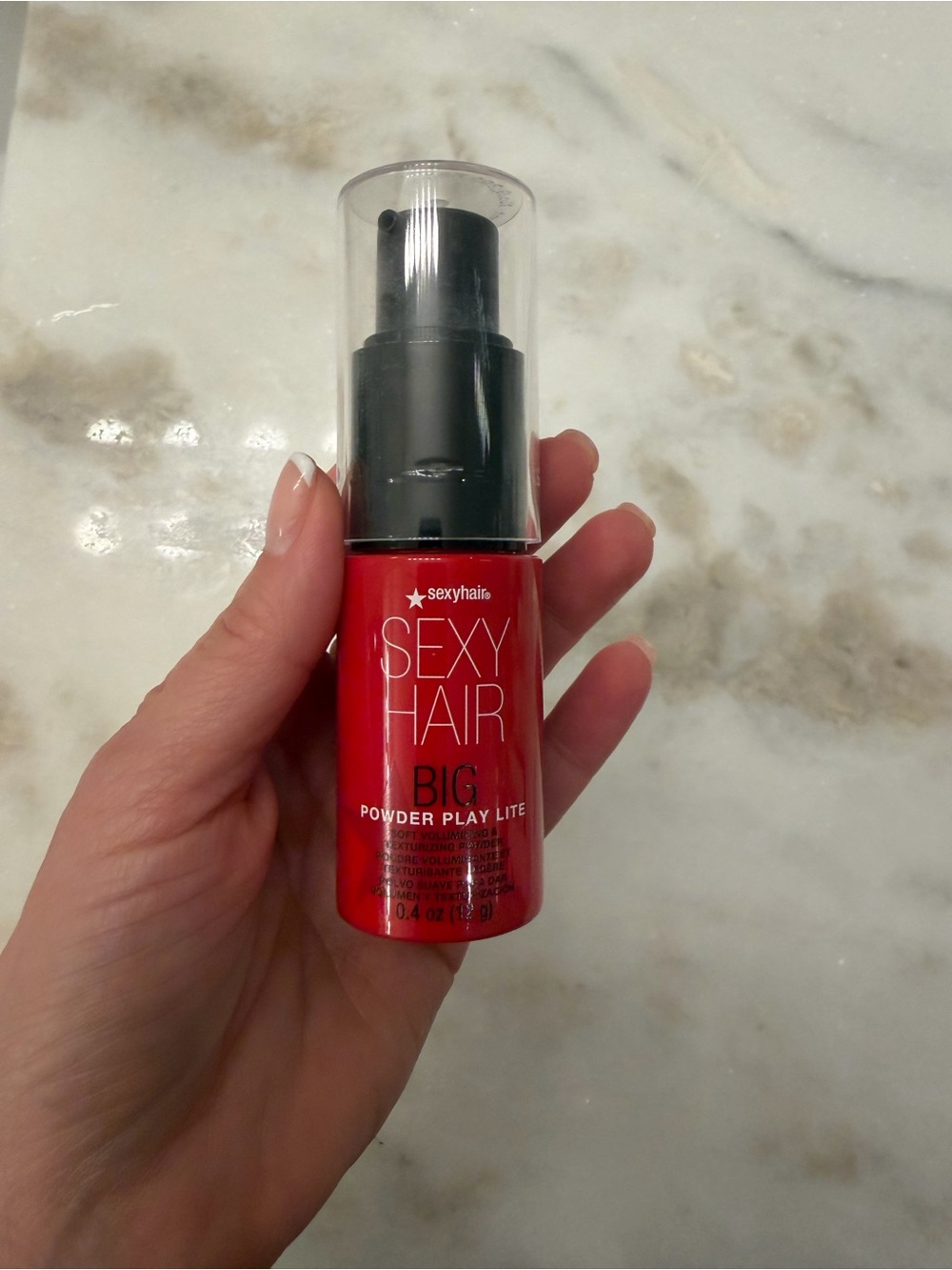 SexyHair BIG Powder Play Lite Volumizing Root Powder Spray - Red